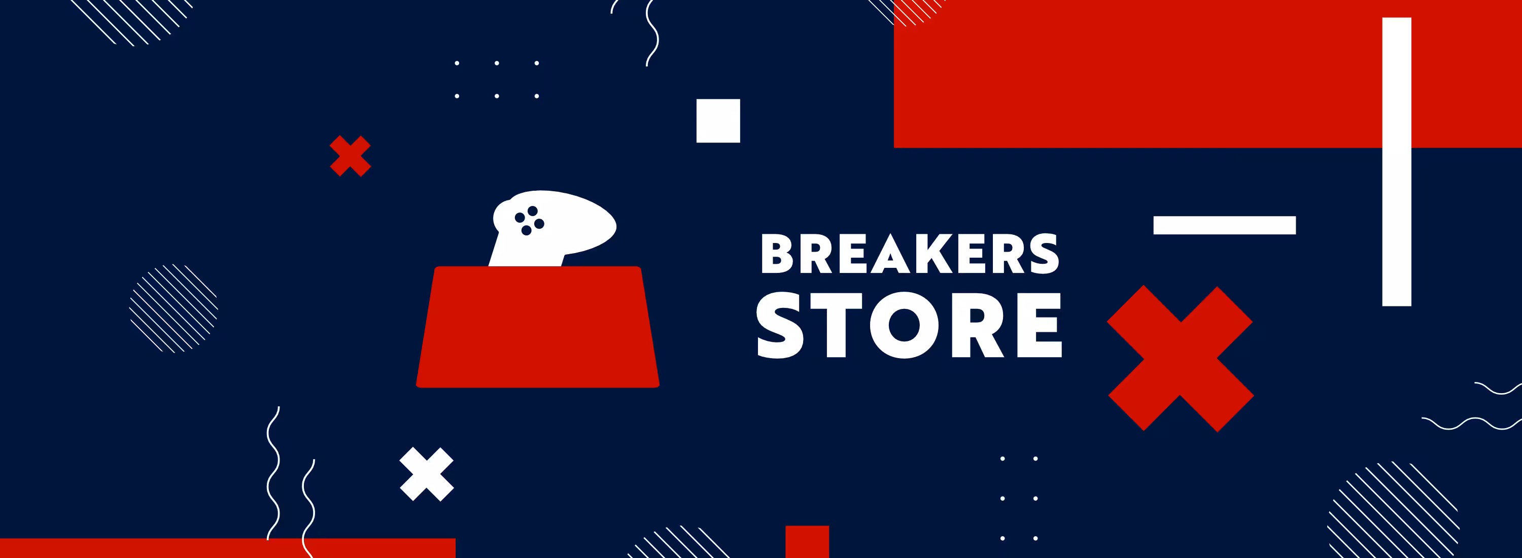 Banner of Breakers Store.